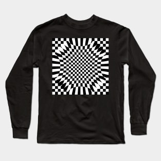 Checkerboard Long Sleeve T-Shirt